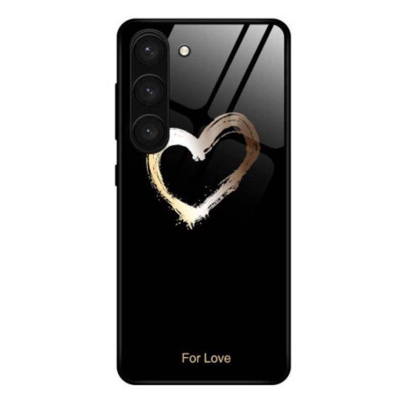 Kryt Samsung Galaxy S24 Plus 5g Kryt Na Mobil Tvrdené Sklo Black Heart