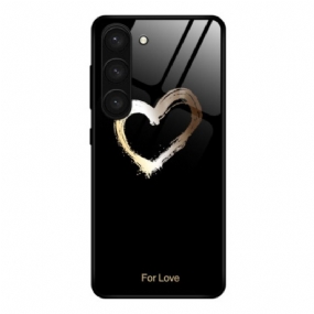 Kryt Samsung Galaxy S24 Plus 5g Kryt Na Mobil Tvrdené Sklo Black Heart