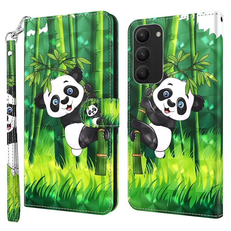 Puzdro Samsung Galaxy S24 Plus 5g Panda Lezec S Popruhom