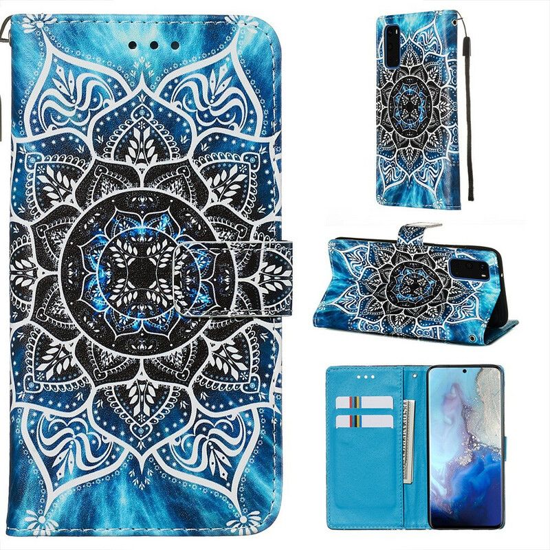 Kožené Puzdro Samsung Galaxy S20 Mandala Na Oblohe