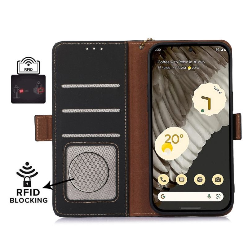 Kožené Puzdro Google Pixel 8 Originálna Rfid Koža