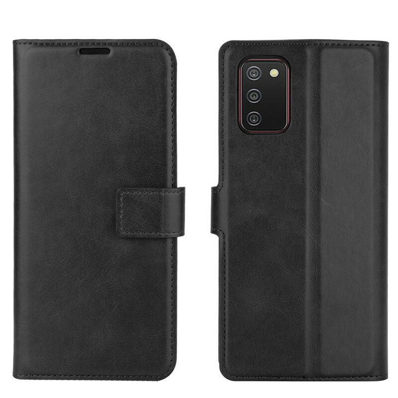 Flipové Puzdro Samsung Galaxy A02s Faux Leather Slim