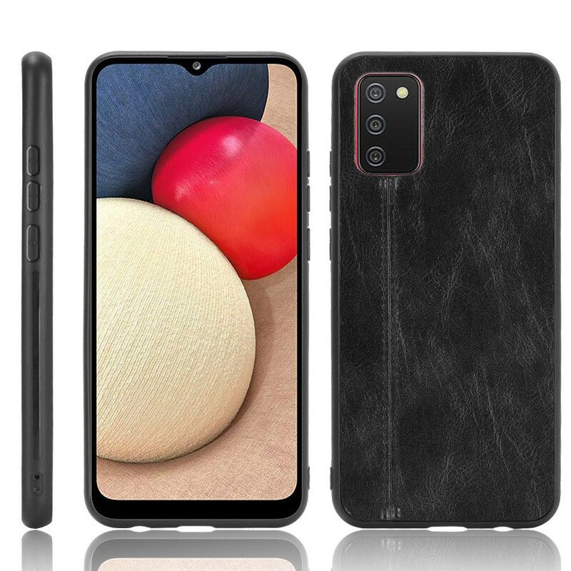 Kryt Samsung Galaxy A02s Couture Leather Effect