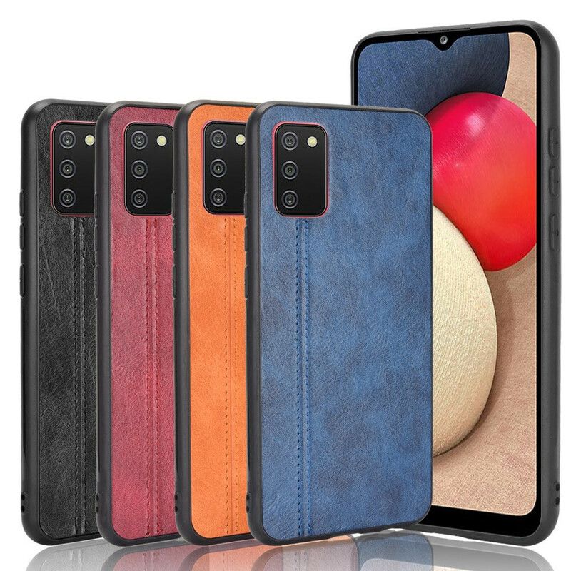 Kryt Samsung Galaxy A02s Couture Leather Effect