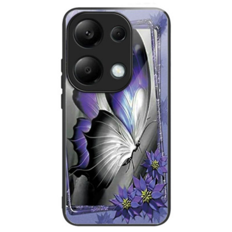 Kryt Xiaomi Redmi Note 13 Pro 4g Tvrdené Sklo Purple Butterfly