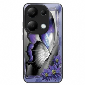 Kryt Xiaomi Redmi Note 13 Pro 4g Tvrdené Sklo Purple Butterfly