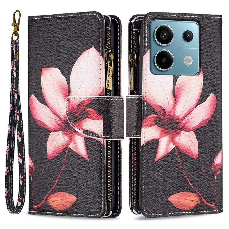 Puzdro Na Xiaomi Redmi Note 13 Pro 4g Peňaženka Lotus Strap