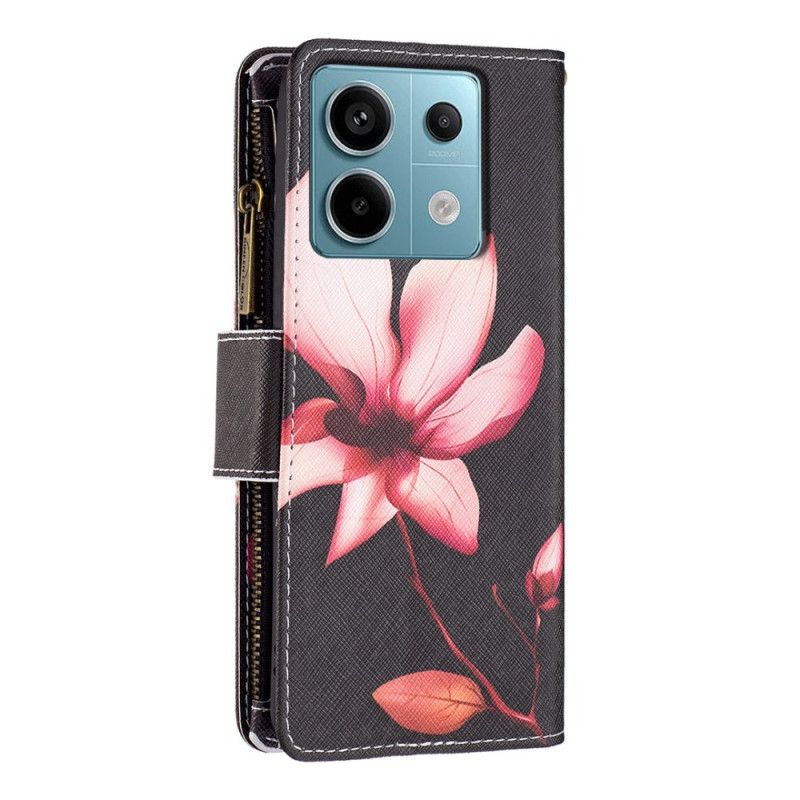 Puzdro Na Xiaomi Redmi Note 13 Pro 4g Peňaženka Lotus Strap