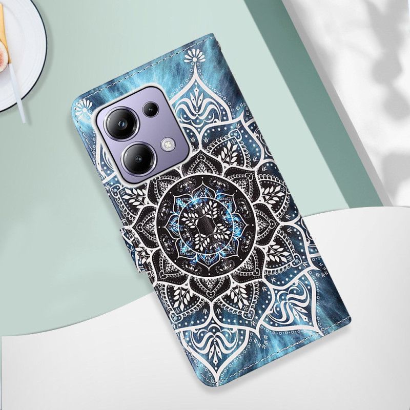 Puzdro Xiaomi Redmi Note 13 Pro 4g Kvetinová Mandala S Remienkom