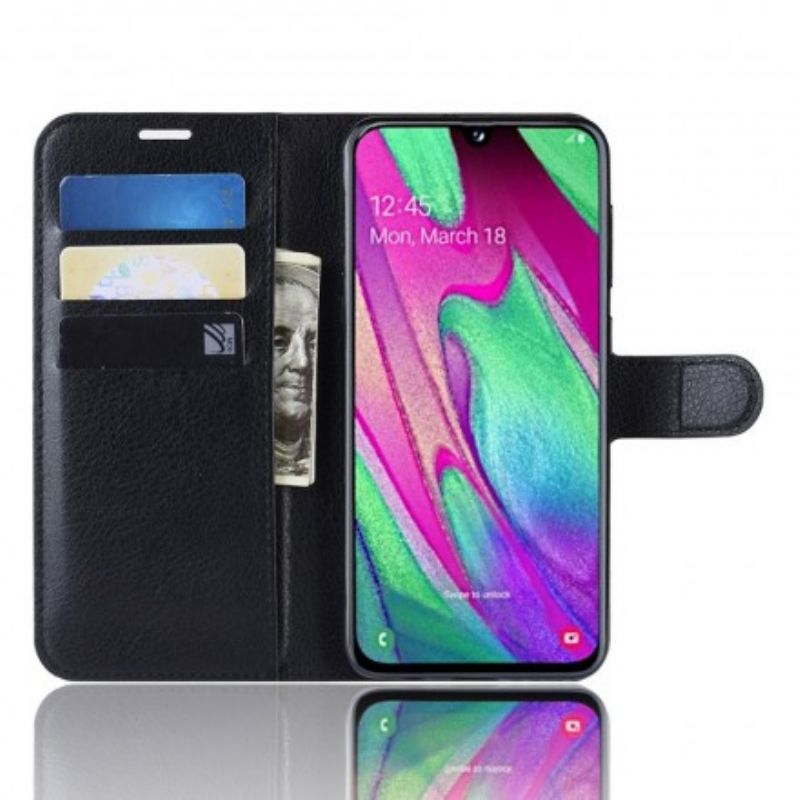 Kožené Puzdro Samsung Galaxy A40 Klasické