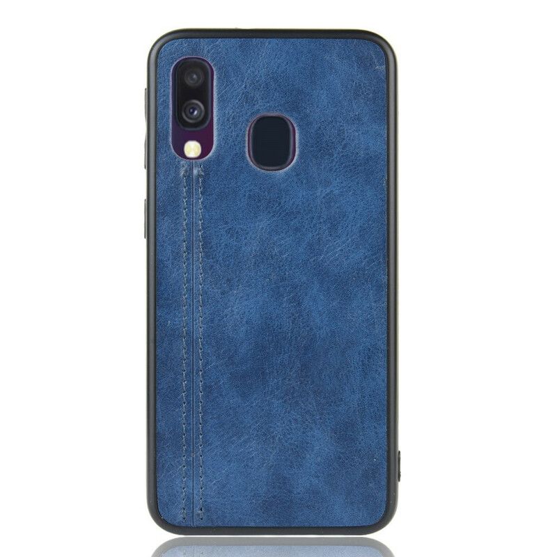 Kryt Samsung Galaxy A40 Couture Leather Effect