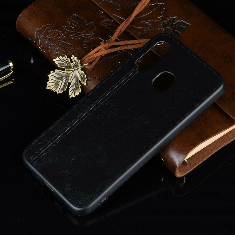 Kryt Samsung Galaxy A40 Couture Leather Effect