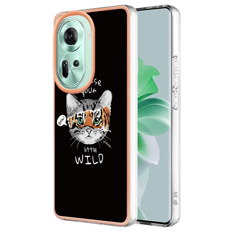 Kryt Na Oppo Reno 11 5g Mačka A Tiger