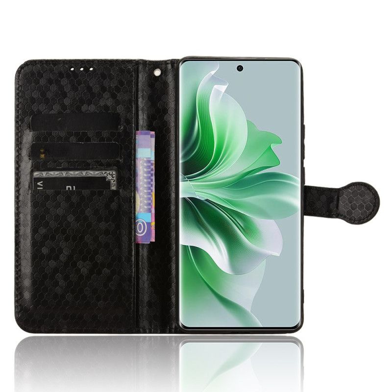 Puzdro Oppo Reno 11 5g Lesklé Bodky S Remienkom