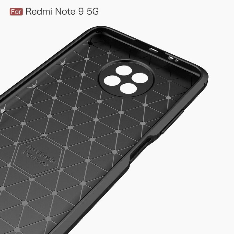 Kryt Xiaomi Redmi Note 9T Kartáčované Uhlíkové Vlákno