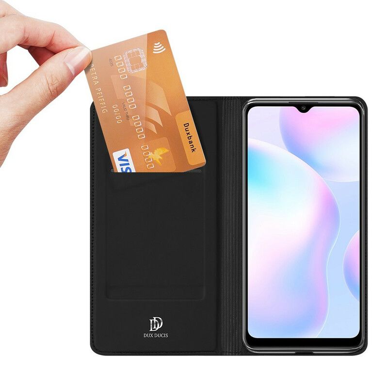 Flipové Puzdro Xiaomi Redmi 9A Kožené Puzdro Skin Pro Dux Ducis