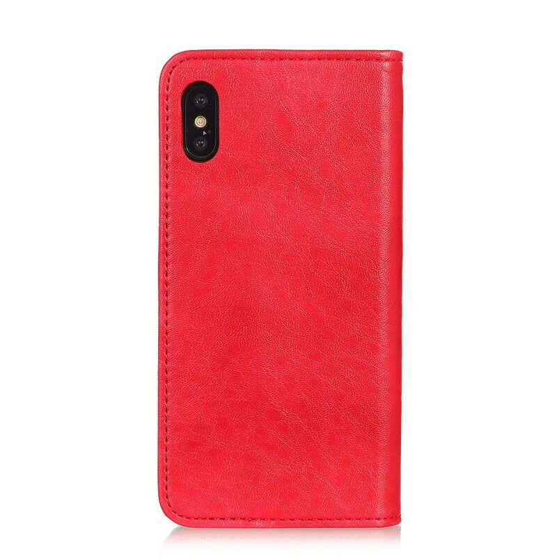 Flipové Puzdro Xiaomi Redmi 9A Kožené Puzdro Štruktúrovaná Štiepaná Koža