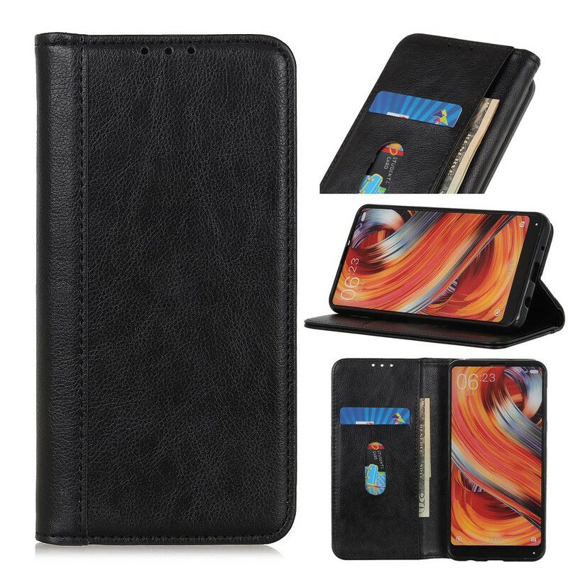 Flipové Puzdro Xiaomi Redmi 9A Kožené Puzdro Verzia Litchi Split Leather