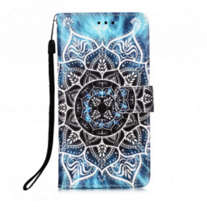 Kožené Puzdro Xiaomi Redmi 9A Black Strappy Mandala