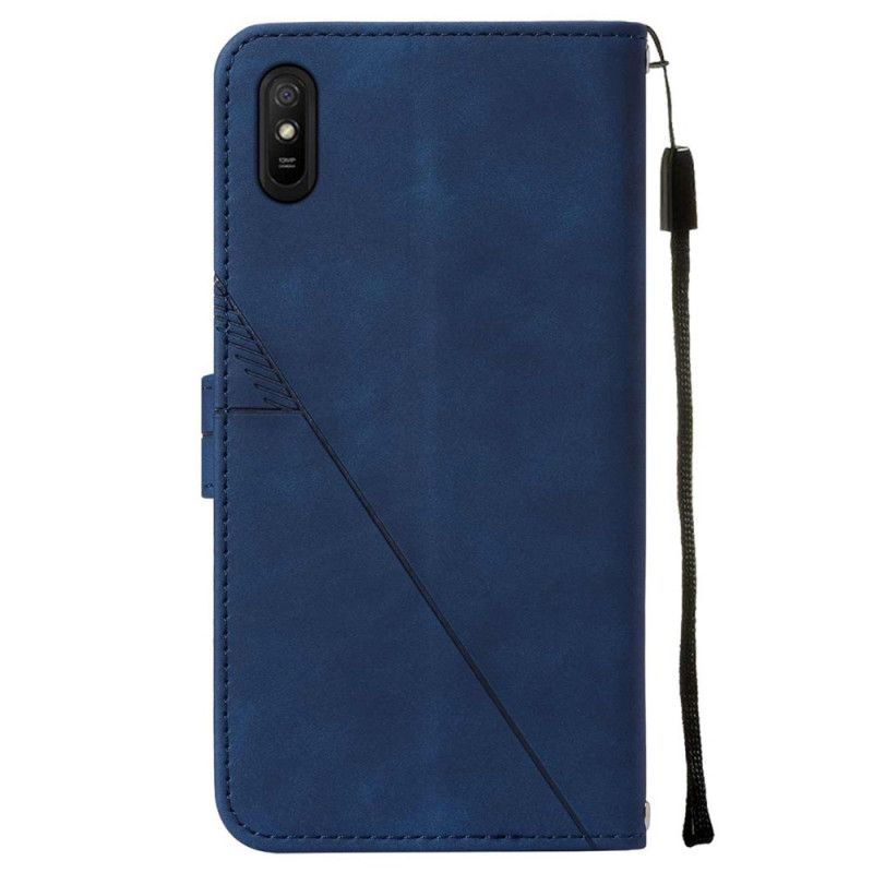 Kožené Puzdro Xiaomi Redmi 9A Efekt Pyramídovej Kože