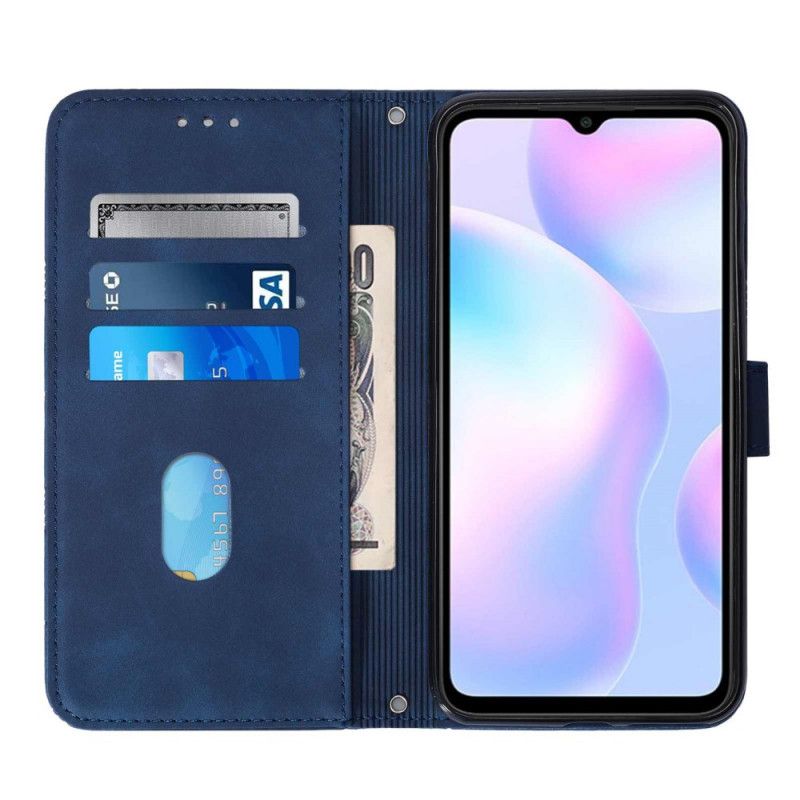 Kožené Puzdro Xiaomi Redmi 9A Efekt Pyramídovej Kože