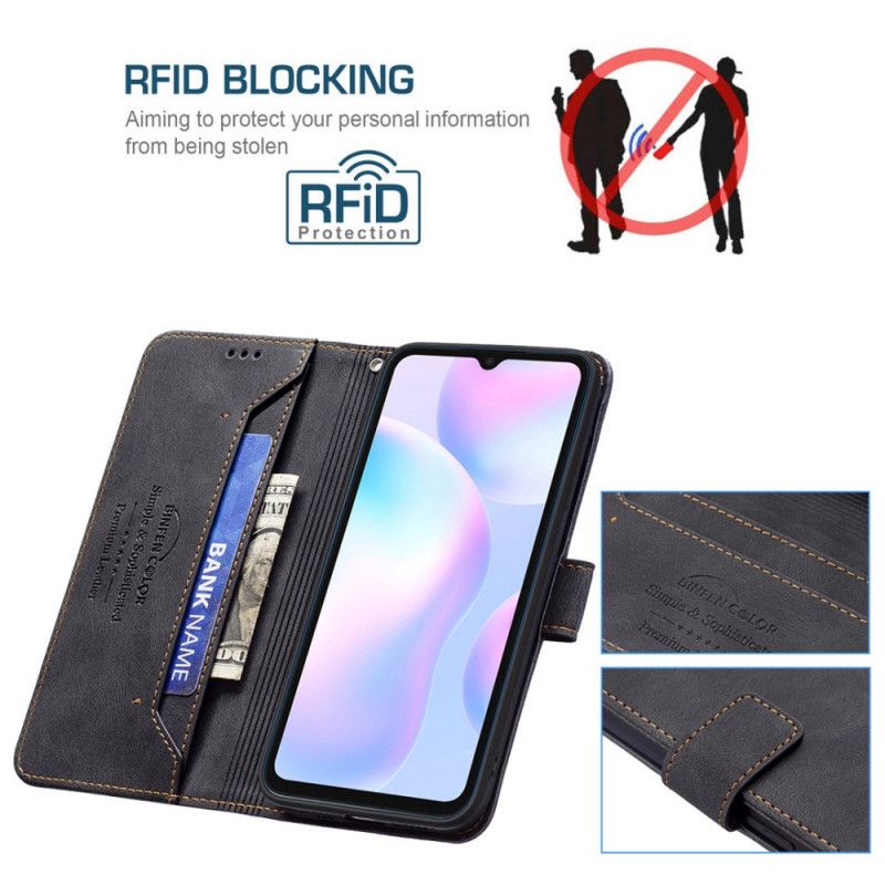 Kožené Puzdro Xiaomi Redmi 9A Farba Rfid Binfen