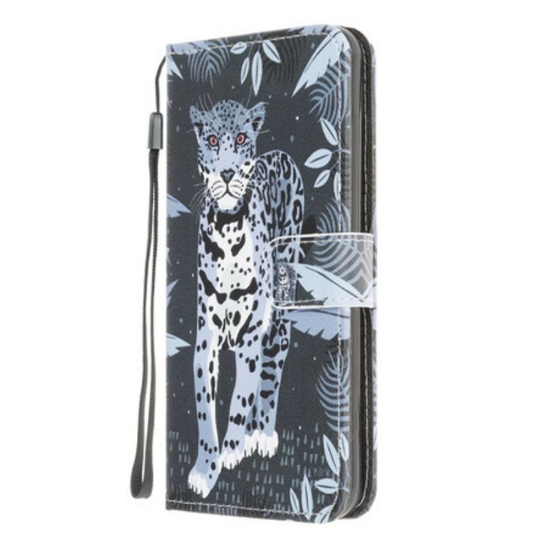 Kožené Puzdro Xiaomi Redmi 9A Strappy Leopard