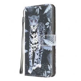 Kožené Puzdro Xiaomi Redmi 9A Strappy Leopard