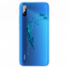 Kryt Xiaomi Redmi 9A Krásne Modré Pierko