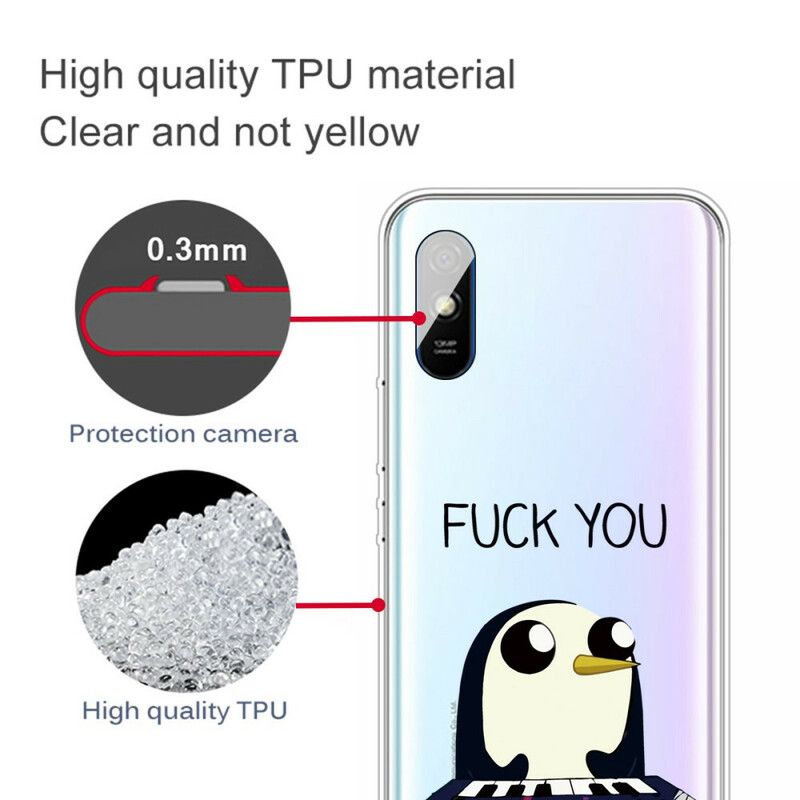 Kryt Xiaomi Redmi 9A Penguin Fuck You