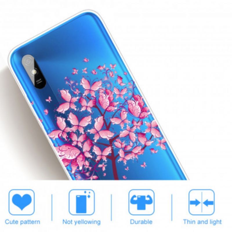 Kryt Xiaomi Redmi 9A Ružový Vrch Stromu