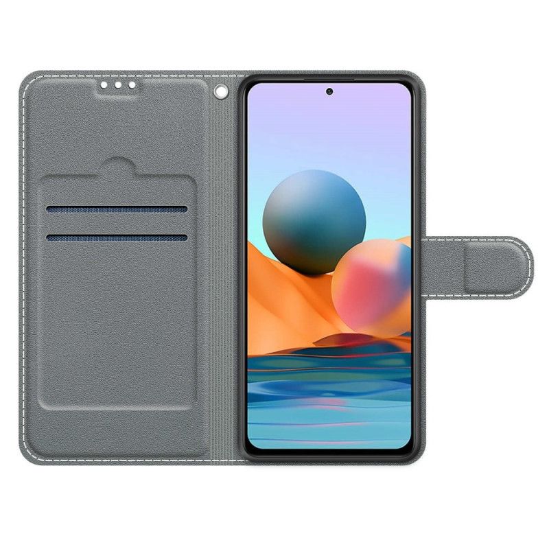 Flipové Puzdro Xiaomi Redmi Note 10 Pro Drops With Lanyard