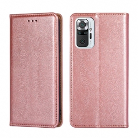 Flipové Puzdro Xiaomi Redmi Note 10 Pro Kožené Puzdro Vintage Kožený Štýl