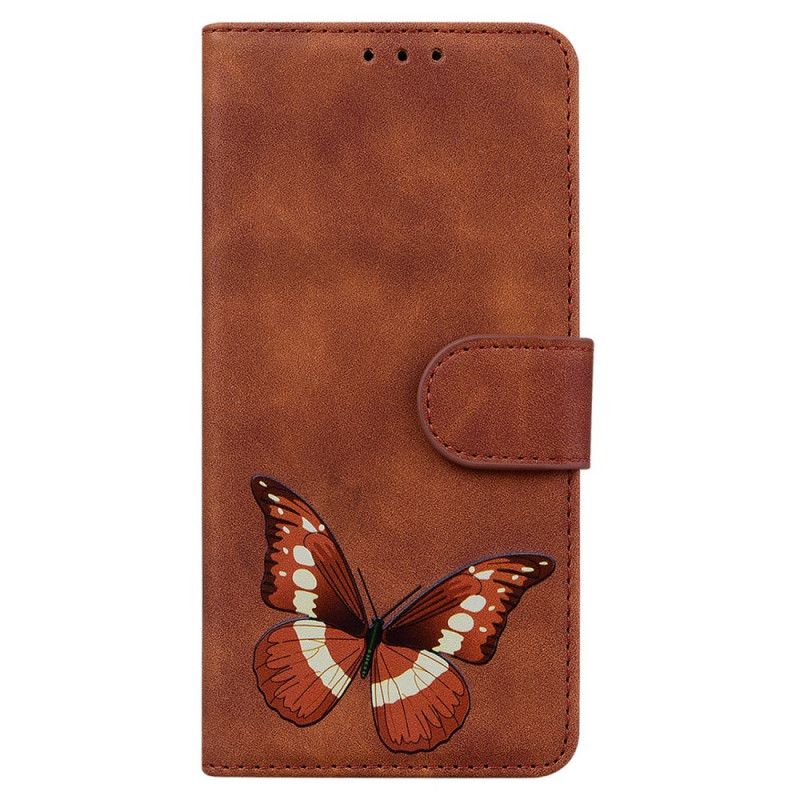 Flipové Puzdro Xiaomi Redmi Note 10 Pro Skin-touch Butterfly