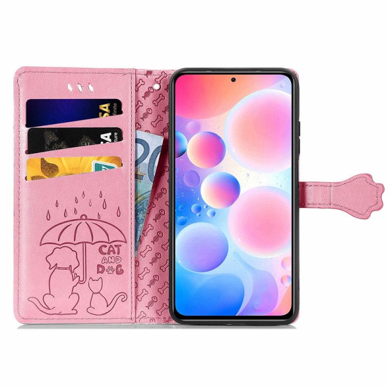 Kožené Puzdro Xiaomi Redmi Note 10 Pro Animované Zvieratá