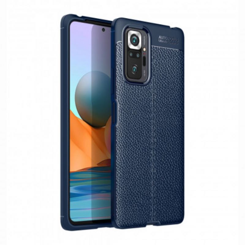 Kryt Xiaomi Redmi Note 10 Pro Leather Effect Litchi Double Line