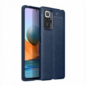 Kryt Xiaomi Redmi Note 10 Pro Leather Effect Litchi Double Line