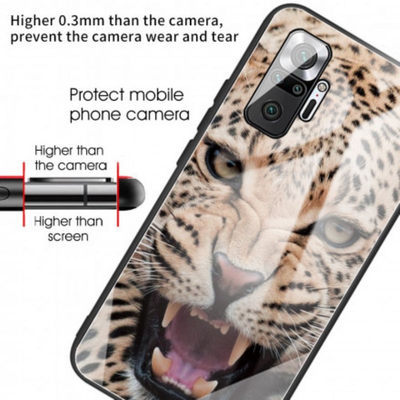 Kryt Xiaomi Redmi Note 10 Pro Leopardie Tvrdené Sklo