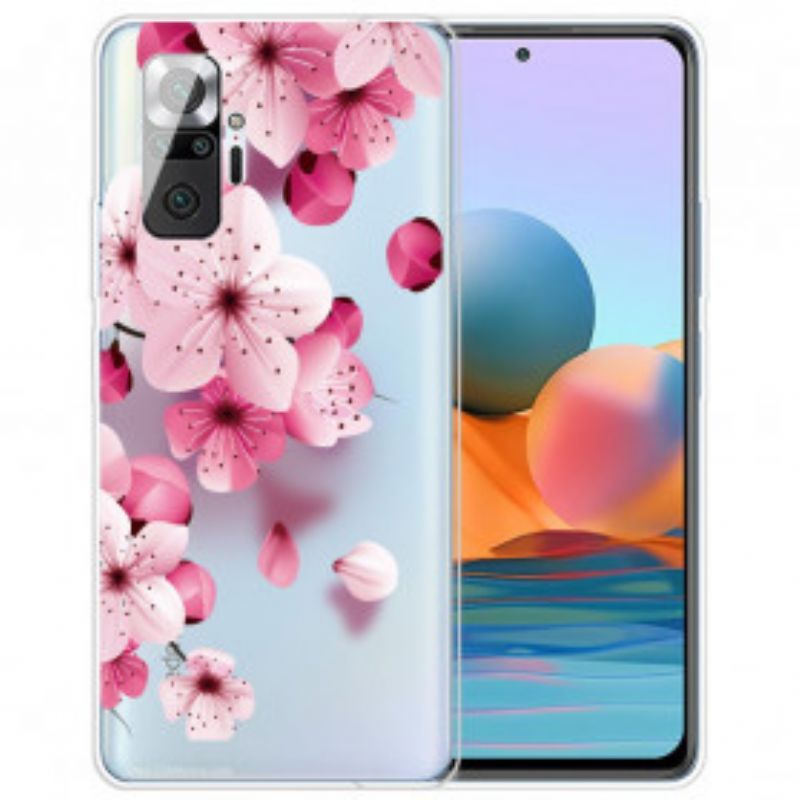 Kryt Xiaomi Redmi Note 10 Pro Malé Ružové Kvety