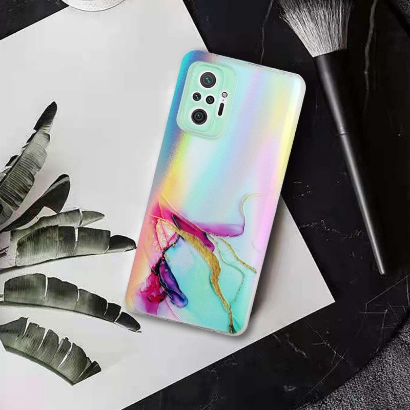 Kryt Xiaomi Redmi Note 10 Pro Mramor S Laserovým Efektom