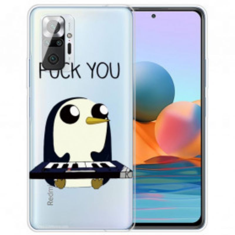 Kryt Xiaomi Redmi Note 10 Pro Penguin Fuck You