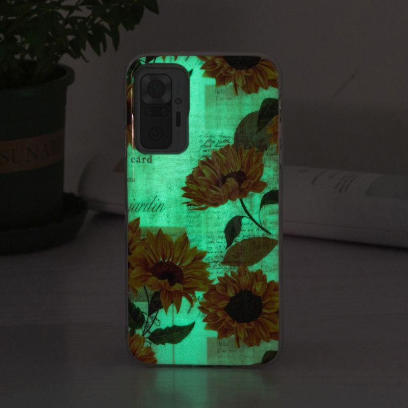 Kryt Xiaomi Redmi Note 10 Pro Séria Fluorescenčných Kvetov