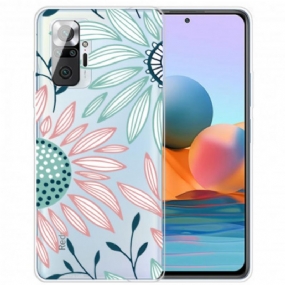 Kryt Xiaomi Redmi Note 10 Pro Transparentný Jeden Kvet