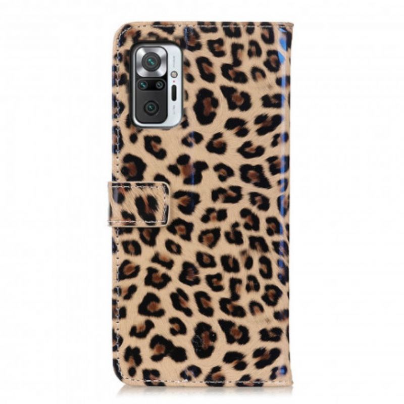 Peňaženkový Kryt Xiaomi Redmi Note 10 Pro Leopard