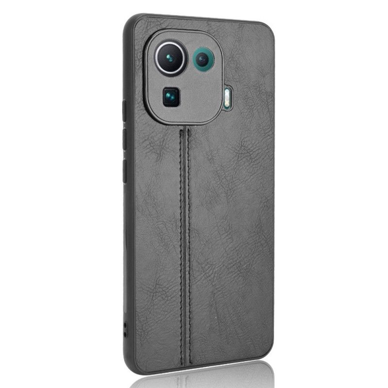 Kryt Xiaomi Mi 11 Pro Couture Leather Effect