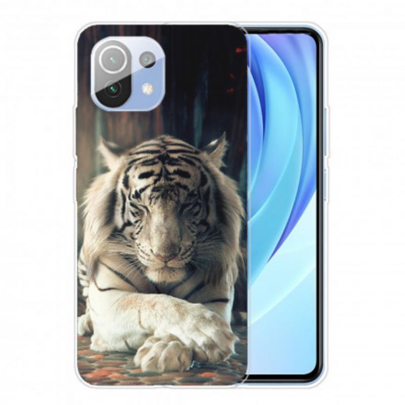 Kryt Xiaomi Mi 11 Pro Flexibilný Tiger