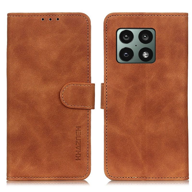 Kožené Puzdro OnePlus 10 Pro 5G Matná Vintage Leather Effect Khazneh