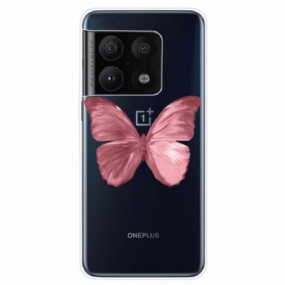 Kryt OnePlus 10 Pro 5G Ružová Motýľová Hadica