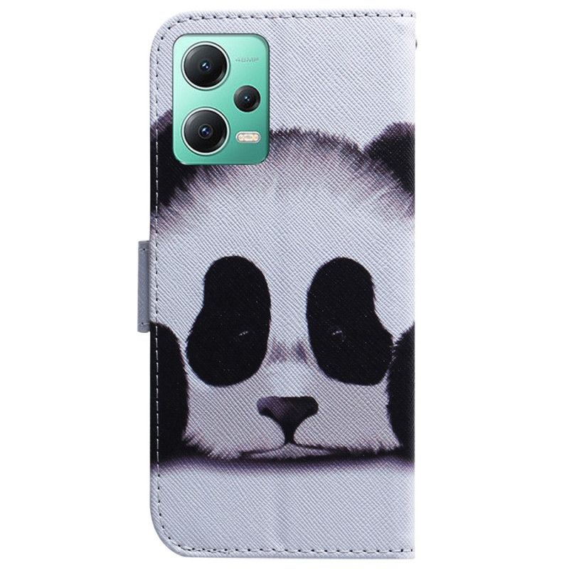 Flipové Puzdro Poco X5 5G Strappy Panda