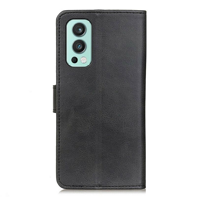 Kožené Puzdro OnePlus Nord 2 5G Efekt Matnej Retro Kože